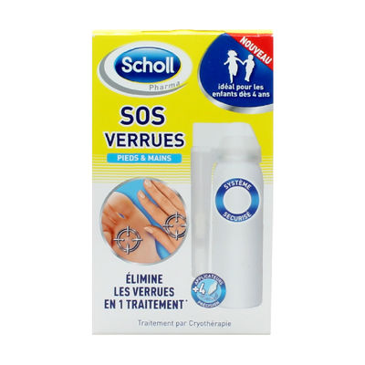 Image Scholl SOS Verrues Pieds Et Mains 18ml