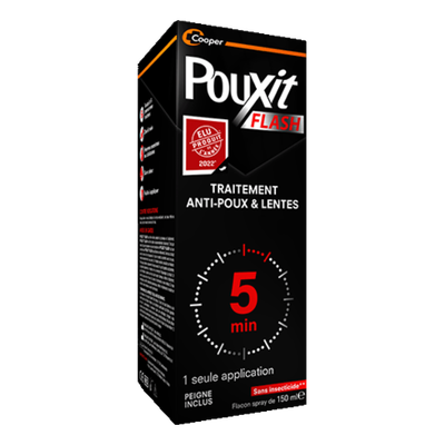 Image Pouxit Flash Traitement anti-poux et lentes - Spray 150 ml