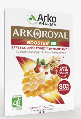 ARKOROYAL BOOSTER BIO - Solution buvable, complément alimentaire à visée booster.  - bt 10