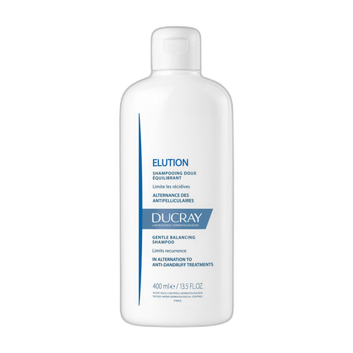 Ducray - Elution - Shampooing doux équilibrant - Complément des traitement antipelliculaire 400 ml