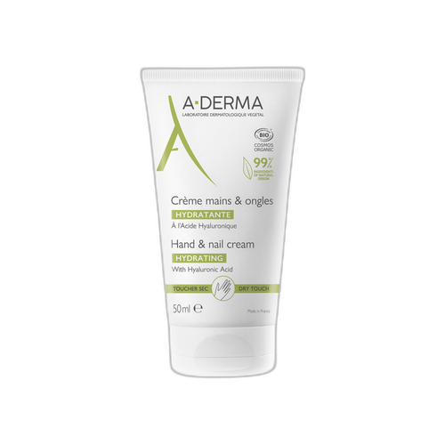 Image A-DERMA Crème mains & ongles hydratante LES INDISPENSABLES 50 ml