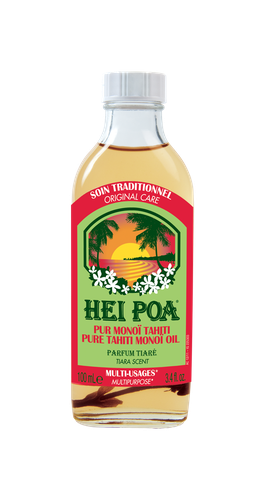 Image HEI POA HUILE MONOÏ TIARÉ AVEC FLEUR 100 mL