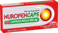 Image NUROFENCAPS 400MG CAPSULE 10