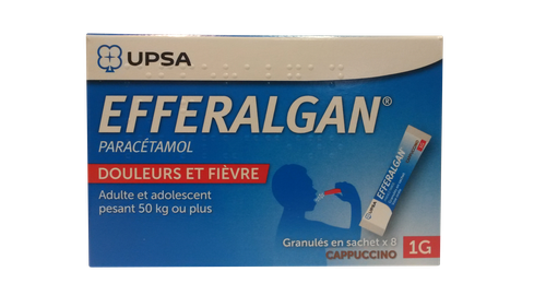 Image EFFERALGAN 1G CAPPUCCINO GRANULÉS EN SACHETS 8