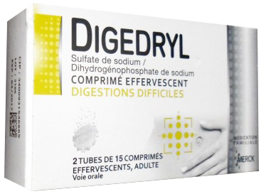 Image DIGEDRYL COMPRIMES EFFERVESCENTS 2X15
