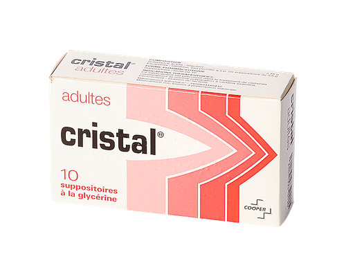 Image CRISTAL 10 SUPPOSITOIRES ADULTES