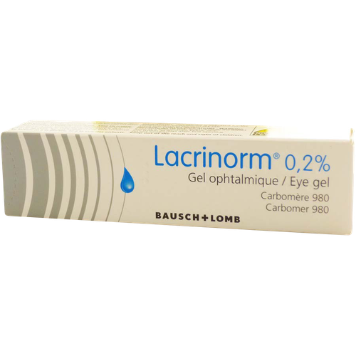 LACRINORM 0,2% GEL OPHTALMIQUE TUBE DE 10G