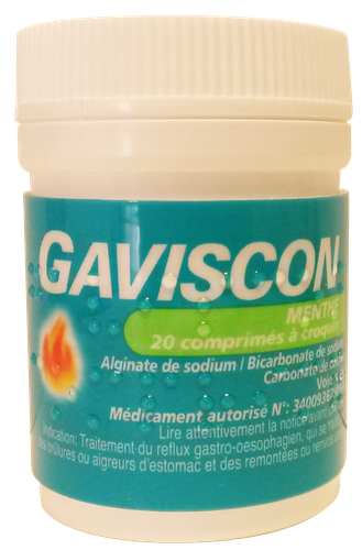 GAVISCON MENTHE COMPRIMÉ À CROQUER 20