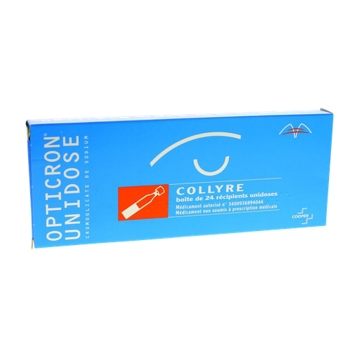 Image OPTICRON 2% COLLYRE UNIDOSE 24