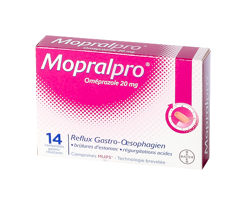 Image MOPRALPRO 20MG COMPRIMÉ 14