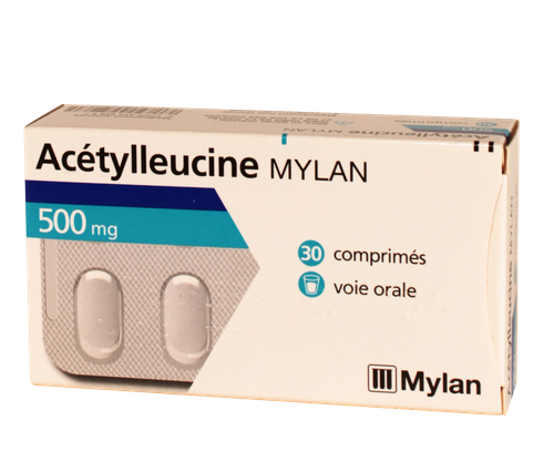 ACETYLLEUCINE MYLAN 500MG BOITE DE 30 COMPRIMÉS