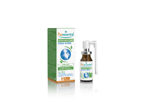 Image PURESSENTIEL RESPIRATOIRE SPRAY GORGE 15ML
