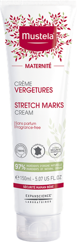 Image Mustela Crème vergetures sans parfum Tube capsule service 150ml