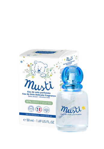 Image Mustela Musti® Eau de soin parfumée Flacon en verre 50ml