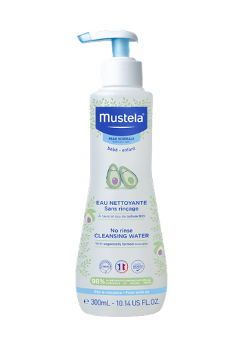 Image Mustela Eau nettoynte à l'avocat bio 750ml Flacon pompe 300ml