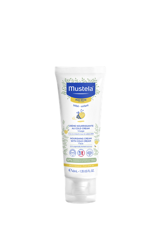 Image Mustela Crème nourrissante au Cold Cream à la cire d'abeille BIO Tube 40ml