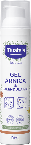 Image Mustela Gel à l'arnica & calendula bio Flacon-pompe airless 100ml