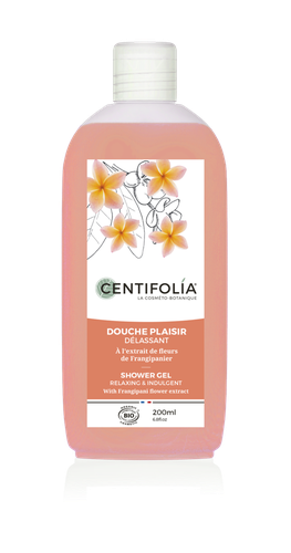 Image GEL DOUCHE PLAISIR DÉLASSANT fleurs de frangipanier