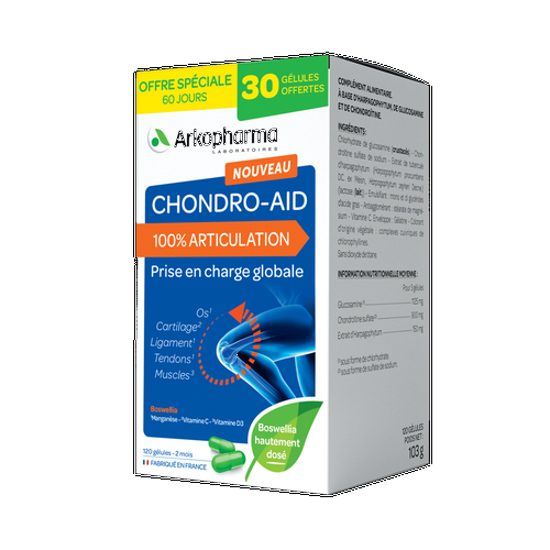 Image Arkopharma CHONDRO-AID 100% ARTICULATION  120 GELULES