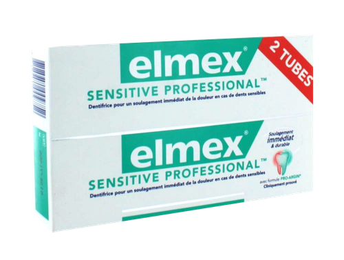 Image ELMEX SENSITIVE PROFESSIONAL LOT 2X75ML